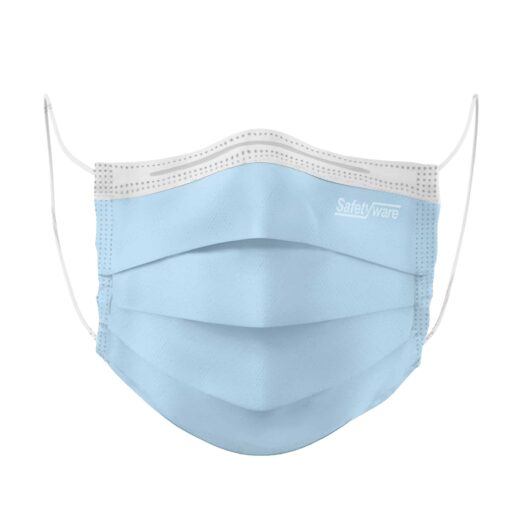 SAFETYWARE 3-Ply Earloop Blue Face Masks