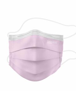 SAFETYWARE 3-Ply Headloop Pink Face Masks