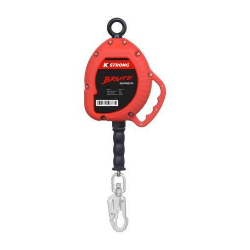 KSTRONG Brute SRL (Wire Rope) 10 Meter with Steel Snap Hook
