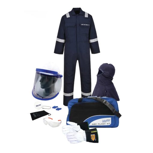 SAFETYWARE 15 Cal Arc Flash Protection Coverall Kit ARCKIT15