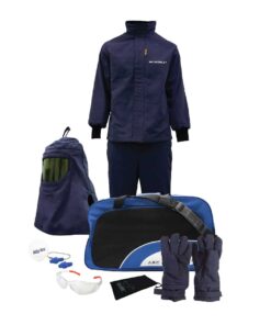 SAFETYWARE 69 Cal Arc Flash Jacket & Bib Overall Kit ARCKIT69