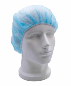 SAFETYWARE Non-Woven PP Mob Cap, Blue