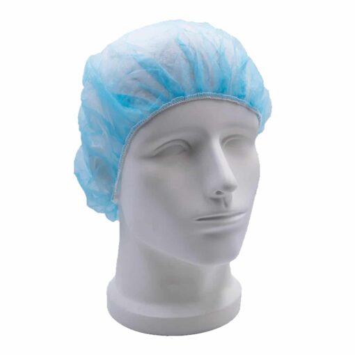 SAFETYWARE Non-Woven PP Mob Cap, Blue