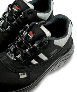 RHINO SHOE VoltGuard EH101KP Black Low Cut Lace-Up Safety Shoes /w Fiberglass Toe Cap & Anti Penetration Fabric Midsole.