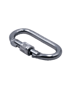 SAFETYWARE Steel Carabiner with Screw Gate