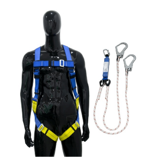 SAFETYWARE Body Harness Set (Double Lanyard with Energy Absorber)