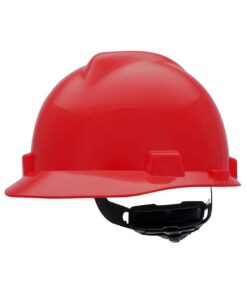 MSA 475360 V-Gard Cap Style Hard Hat - Red