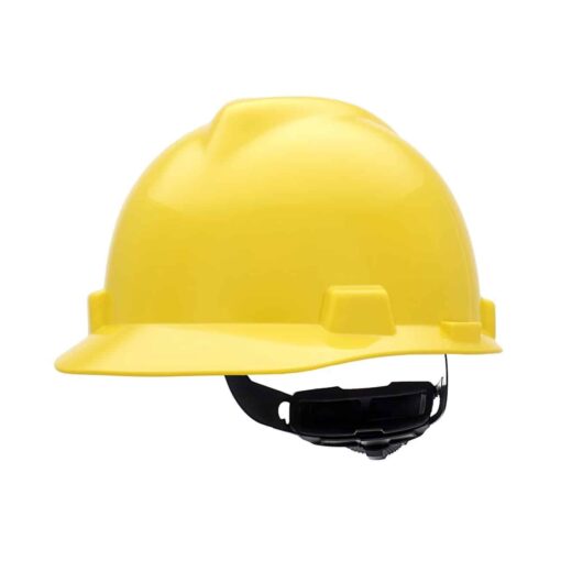 MSA 475360 V-Gard Cap Style Hard Hat - Yellow