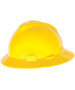 MSA 475366 Full Brim Hard Hat - Yellow