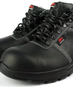 RHINO SHOE SafeGuard PU201SP Mid Cut Lace-Up Safety Shoes /w Steel Toe Cap & Steel Midsole Plate