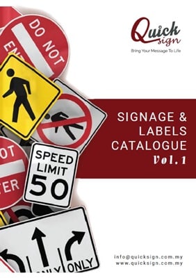 QUICKSIGN Signage & Labels Catalogue Vol. 1