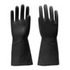 SAFETYWARE Duramax™ Heavy Duty Flocklined Natural Rubber Gloves HF2813-BLK