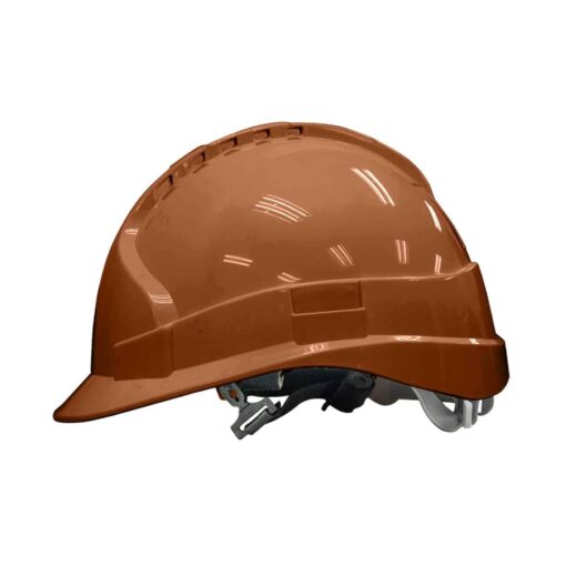 SAFETYWARE Explorer I Non-Vented Safety Helmet Brown