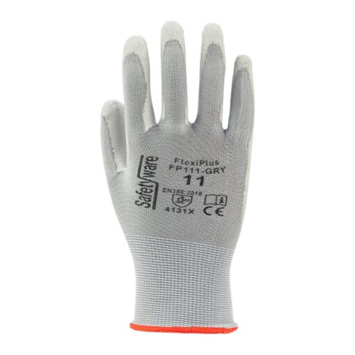 SAFETYWARE FlexiPlus™ Polyester Gloves FP111-GRY