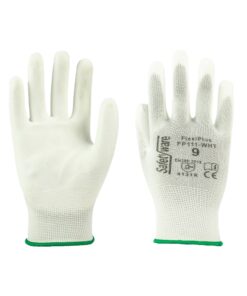 SAFETYWARE FlexiPlus™ Polyester Gloves FP111-WHT