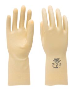 SAFETYWARE FoodPlus™ Clorinated Unlined Natural Gloves AU1712