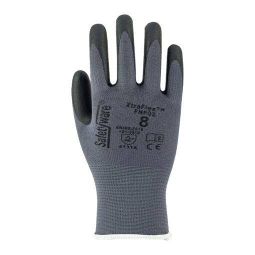 SAFETYWARE XtraFlex™ Nitrile Foam Coated Gloves FNP02