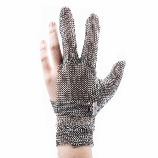 SAFETYWARE BladeArmor™ Cut Resistant Ring Mesh Stainless Steel Gloves SS300