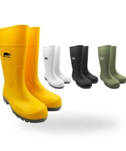 RHINO SHOE UltraMax S4 Safety Wellington Boots, with Steel Toe Cap.