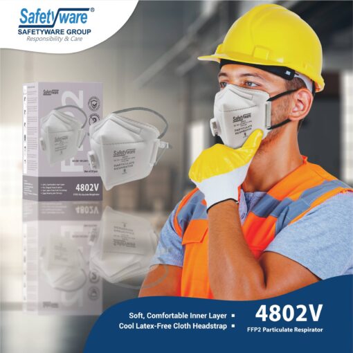 SAFETYWARE FFP2 Particulate Respirator /w Valve