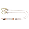 KSTRONG Essential Shock Absorbing Twisted Rope Double Lanyard