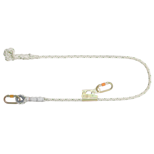 KSTRONG Elite Twisted Rope Work Positioning Lanyard with Grip Adjuster