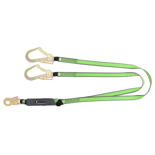 KSTRONG Elite Shock Absorbing Double Leg Lanyard