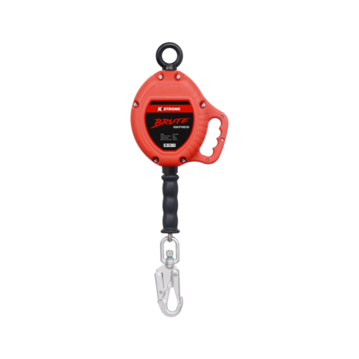 KSTRONG Brute SRL Block (Stainless Steel Wire Rope) 6 Meter with Steel Snap Hook