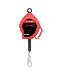 KSTRONG Brute SRL Block (Stainless Steel Wire Rope) 15 Meter with Steel Snap Hook