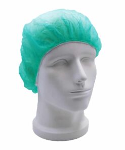 SAFETYWARE Non-Woven PP Mob Cap, Green