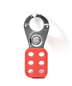 SAFETYWARE Vinyl Coated Lockout Hasp with Tab