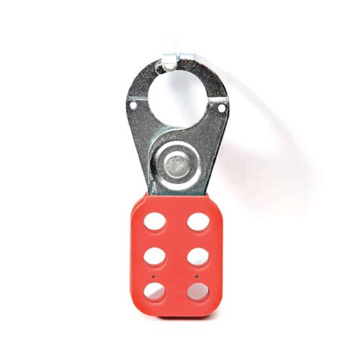 SAFETYWARE Vinyl Coated Lockout Hasp with Tab