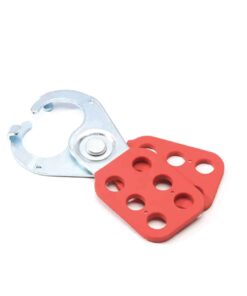 SAFETYWARE Vinyl Coated Lockout Hasp with Tab