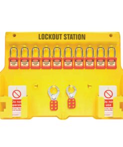SAFETYWARE 10-Lock Advanced Lockout Station (Filled)