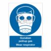 QUICKSIGN MANDATORY SIGNS - MS008 Wear respirator