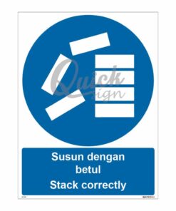 QUICKSIGN MANDATORY SIGNS - MS041 Stack correctly