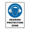 QUICKSIGN MANDATORY SIGNS - MS064 HEARING PROTECTION ZONE