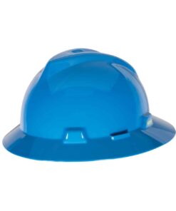 MSA 475368 Full Brim Hard Hat - Blue