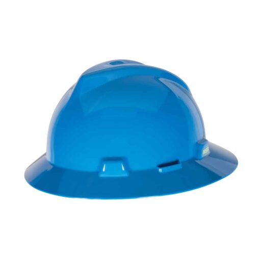 MSA 475368 Full Brim Hard Hat - Blue