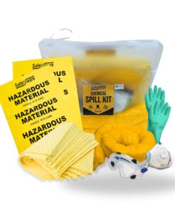 SAFETYWARE Chemical Sorbent Spill Kit SORKIT-C-30L