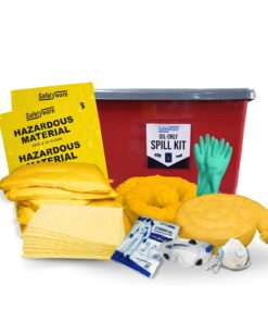 SAFETYWARE Chemical Sorbent Spill Kit SORKIT-C-50L