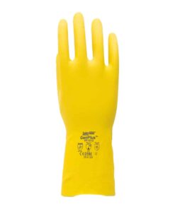 SAFETYWARE GenPlus™ Flocklined Natural Rubber Gloves YF1512