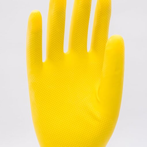 SAFETYWARE GenPlus™ Flocklined Natural Rubber Gloves YF1512