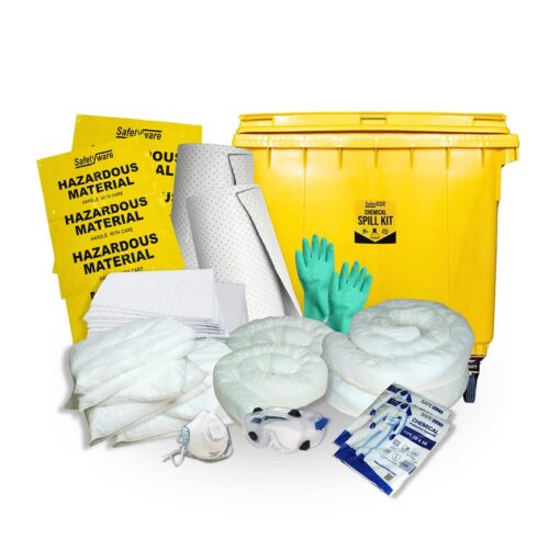 SAFETYWARE Oil-Only Sorbent Spill Kit SORKIT-O-1100L