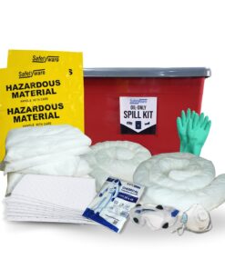 SAFETYWARE Oil-Only Sorbent Spill Kit SORKIT-O-50L