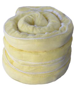 SAFETYWARE Yellow Chemical Sorbent Booms SORHAZ-BOOMS