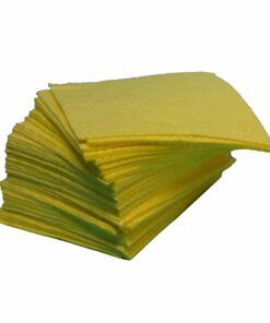 SAFETYWARE Yellow Chemical Sorbent Pads SORHAZ-PADS