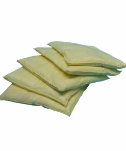 SAFETYWARE Yellow Chemical Sorbent Pillows SORHAZ-PILLOWS