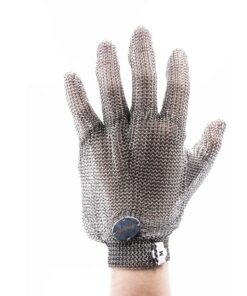 SAFETYWARE BladeArmor™ Cut Resistant Ring Mesh Stainless Steel Gloves SS500