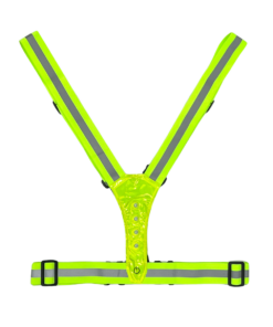 SAFETYWARE High-Vis Reflective LED Elastic Safety Vest